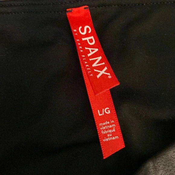 SPANX Faux Leather Leggings in Black - Picture 7 of 8